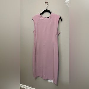 New Theory Classic Power Dress - Dusty Lilac - size 4